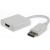 Переходник Cablexpert, DisplayPort - HDMI, 20M/19F, белый, пакет, A-DPM-HDMIF-002-W 