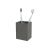 Настольный стакан для зубных щеток FORA STONE BLACK FOR-STN042BL 