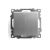2-клавишный выключатель STEKKER (механизм), GLS10-7104-03, 250V, 10А, серия Катрин, серебро 39578 