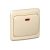 1-клавишный переключатель Schneider Electric СП Этюд 10А с индикатором кремовый SchE BC10-007K 