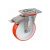Колесо с нержавеющей вращающейся опорой, пластиной крепления и передним тормозом (125 мм; 220 кг; INOX) Tellure rota 606703 – изображение 3