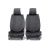 Накидки на передние сиденья CarPerformance, 2 шт. материал алькантара CUS-1012 BK/GY – изображение 2