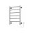 Terminus Полотенцесушитель с/т Электро 450х650 new встроен диммер Классик П6 4660059580203 – изображение 2