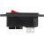 Разъем питания REXANT C14 3PIN с клавишным выключателем с красной подсветкой 250 V 6 А 10 шт 36-2282 – изображение 3
