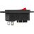 Разъем питания REXANT C14 3PIN с клавишным выключателем с красной подсветкой 250 V 6 А 10 шт 36-2282 – изображение 4