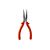 Длинногубцы 180 мм, прямые шлифованные, пластмассовые рукоятки SPARTA Classic 17159 
