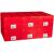 Пластиковый короб СТЕЛЛА-ТЕХНИК 140x250x100 мм, комплект 6 штук C-2-К6-красный-прозрачный – изображение 6