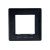 Рамка для розеток и выключателей ЭРА Серия 12 12510105 на 1 пост, Сатин, антрацит Б0052503 – изображение 2