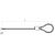 Трос с петлей и зажимом УМС 2 мм, L=2 м T-2-2-Z – изображение 3