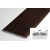 Порог прямой алюминиевый (100 мм; 0.9 м; декоративный; дуб венге) Лука УТ000003067 – изображение 2