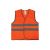 Сигнальный жилет ГРАНДМАСТЕР ГОСТ, 2 светоотражающие полосы, оранжевый, XL/52-54, 610831 