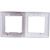 Рамка ЭРА 12-5002-03 на 2 поста, алюминий Б0014753 – изображение 2