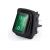 Клавишный выключатель Emas с подсветкой, зелёная клавиша, 1НО, 250В AC, 16А A54B1Y11 
