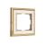 Рамка на 1 пост WERKEL W0011429 золото белый a051325 
