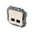 Двойная розетка RJ 45 Legrand - категория 6 - UTP - INSPIRIA - слоновая кость 673841 – изображение 2