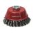 Щетка чашечная (80 мм; М14х2; нержавеющая жгутовая проволока 0.5 мм) Профоснастка 20802004 