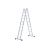 Четырехсекционная лестница-трансформер Новая Высота 4х5 ступеней 1320405 – изображение 8