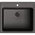 EWIGSTEIN Мойка кварц Elegant 60 1-чаша 570*510мм черный E- 60 черный 