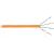 Кабель NIKOLAN U/UTP 4 пары, одножильный, оранжевый, 305м NKL 4100C-OR – изображение 2