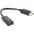 Кабель-переходник Telecom DisplayPort - HDMI-F, 4K30Hz, 0.2m TA801 