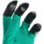 Садовые нейлоновые перчатки Greengo, покрытие латекс, Землеройки для левши 3036173 – изображение 3