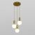 Eurosvet 50151 3 подвесной светильник латунь a056844 