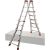 Gierre Лестница-стремянка шарнирная телескопическая PEPPina Gigantissima, 4х6 перекладин AL060 – изображение 3