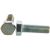 Болт Стройметиз М16х50 DIN 933, класс прочности 8. 8, цинк уп. 15 шт коробка 3025085 – изображение 2