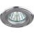 Встраиваемый светильник алюминиевый ЭРА KL34 AL SL 1 MR16, 12V, 50W хром Б0049565 