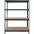 Металлический стеллаж AR SHELVING Rivet Stabil L 180x120x45 см, цвет серый, 4 полки ХДФ TR18S402KHGDD8TCI0 