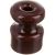 Керамический ретро изолятор Retrika коричневый, 20 шт RI-02202-20 