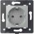 Электрическая розетка LIVOLO с заземлением защитными шторками 16A, цвет серый механизм VL-C7-C1EU-15 – изображение 2