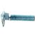 Мебельный болт КРЕП-КОМП цинк, DIN603, 6х25, пр. 5.8, фасовка 300 шт. бм625ф 