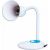 Настольный светильник SONNEN OU-607, на подставке, цоколь Е27, белый/синий, 236681 – изображение 3