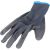 Нейлоновые перчатки с полиуретановым покрытием РУСОКО Нефрит, серые, 12 пар, размер 9/L 224140Ср-1 – изображение 2