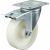 Колесо поворотное с тормозом (160 мм; подшипник скольжения; грузоподъемность 500 кг; полиамид) СТЕЛЛА-ТЕХНИК N48160PNYB – изображение 6