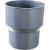 Переход с пластика на чугун RTP 110/124, серый 36645 