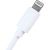 Кабель для зарядки Nord-Yada iPhone USB-Lightning 2А 1м белый (TPE) 908935 – изображение 3