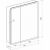 Зеркало-шкаф Reflection Chill led 700x800 RF2314CH – изображение 9