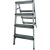 Двухсторонняя алюминиевая стремянка LWI 4 ступени LWI44А 