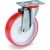 Колесо поворотное с подшипником скольжения (100х30 мм; 170 кг; полиуретан/полиамид) Tellure Rota 604202 – изображение 8