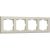 Рамка на 4 поста WERKEL W0041803 Stark слоновая кость a050916 
