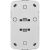 2-местная розетка EKF Минск, ОП, 16А, Basic, с заземлением, белая SQEGR16-128-10 