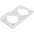 Двойная вертикальная рамка, белая TDM Валдай SQ1804-0018 