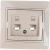 Розетка Lezard Мира RJ45x2 крем с вст крем 701-0303-141 