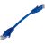 Шнур NIKOMAX, U/UTP 4 пары, Кат.5e, 7х0,205мм, синий, 0,15м NMC-PC4UD55B-001-C-BL – изображение 2