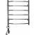 Электрический полотенцесушитель Domoterm тэн слева, Лаура П6 500х600 EL 