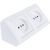 Угловой блок 2-местной розетки Bylectrica серия СТИЛЬ, белый, РА16-751 – изображение 3