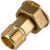 Отвод с накидной гайкой для счетчиков Giacomini 1/2""x3/4"", нехромированный R37Y003 