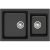 Кухонная мойка GLANZ цвет: чёрный J-191-32 